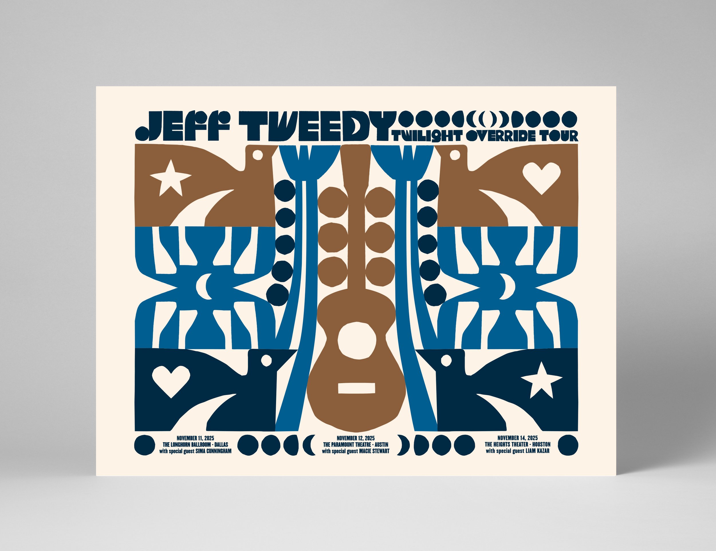 Jeff Tweedy Twilight Override Tour Poster — Cody Hudson / Struggle